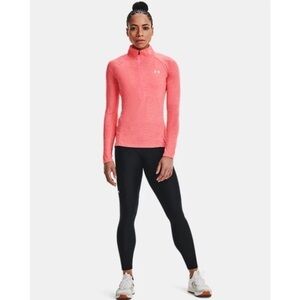Under Armour Tech Twist 1/2 Zip Long Sleeve Red M